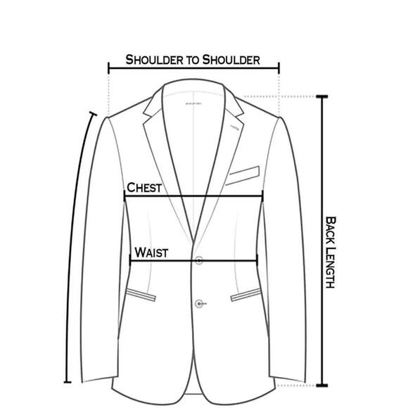 Joseph Abboud Black Size 43R Two-Button Front Tuxedo‎ Jacket - Picture 13 of 14